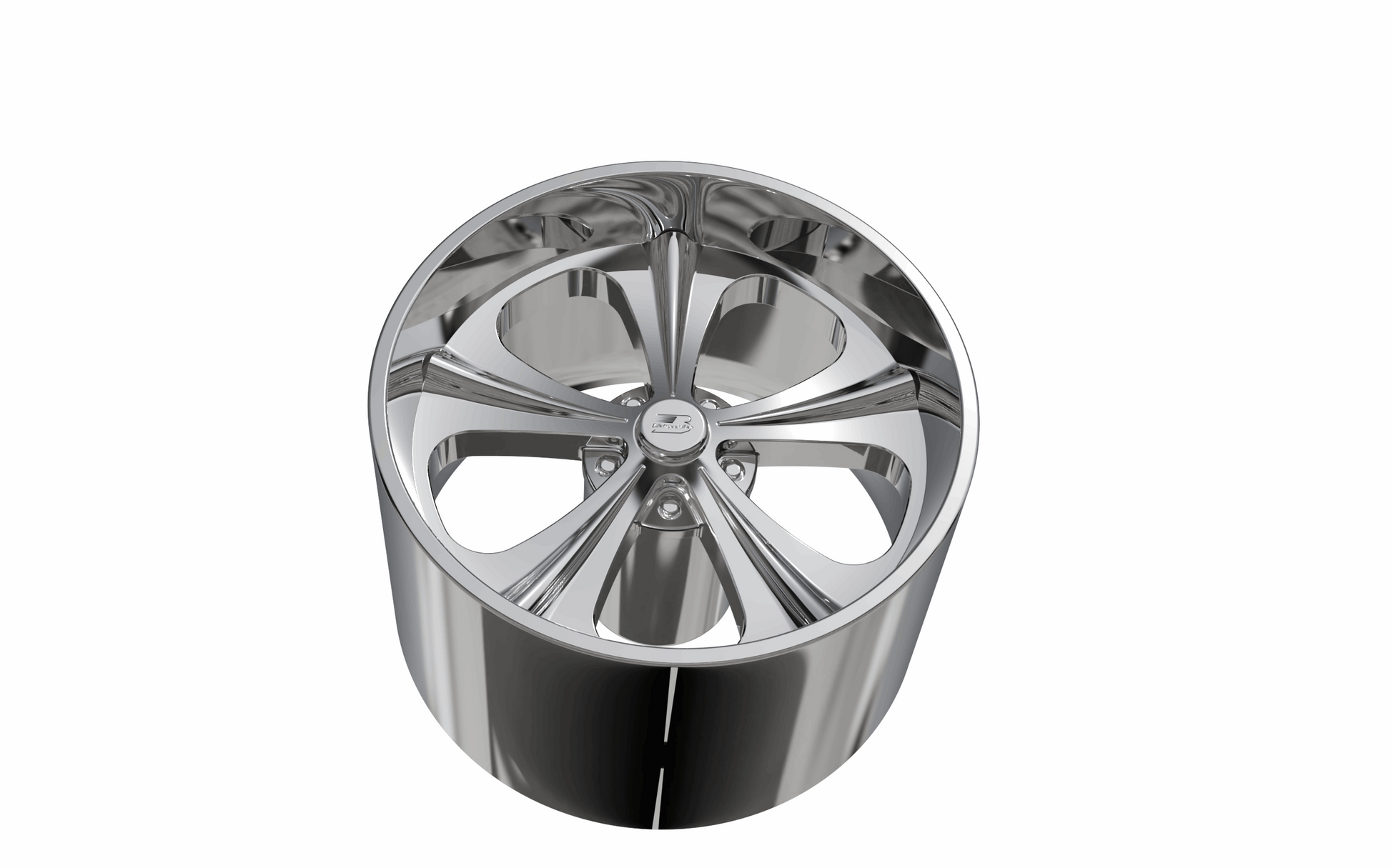 STL FILE BILLET SPECIALTIES RAIL TAIL wheel 3D MODEL - ARTISTIT