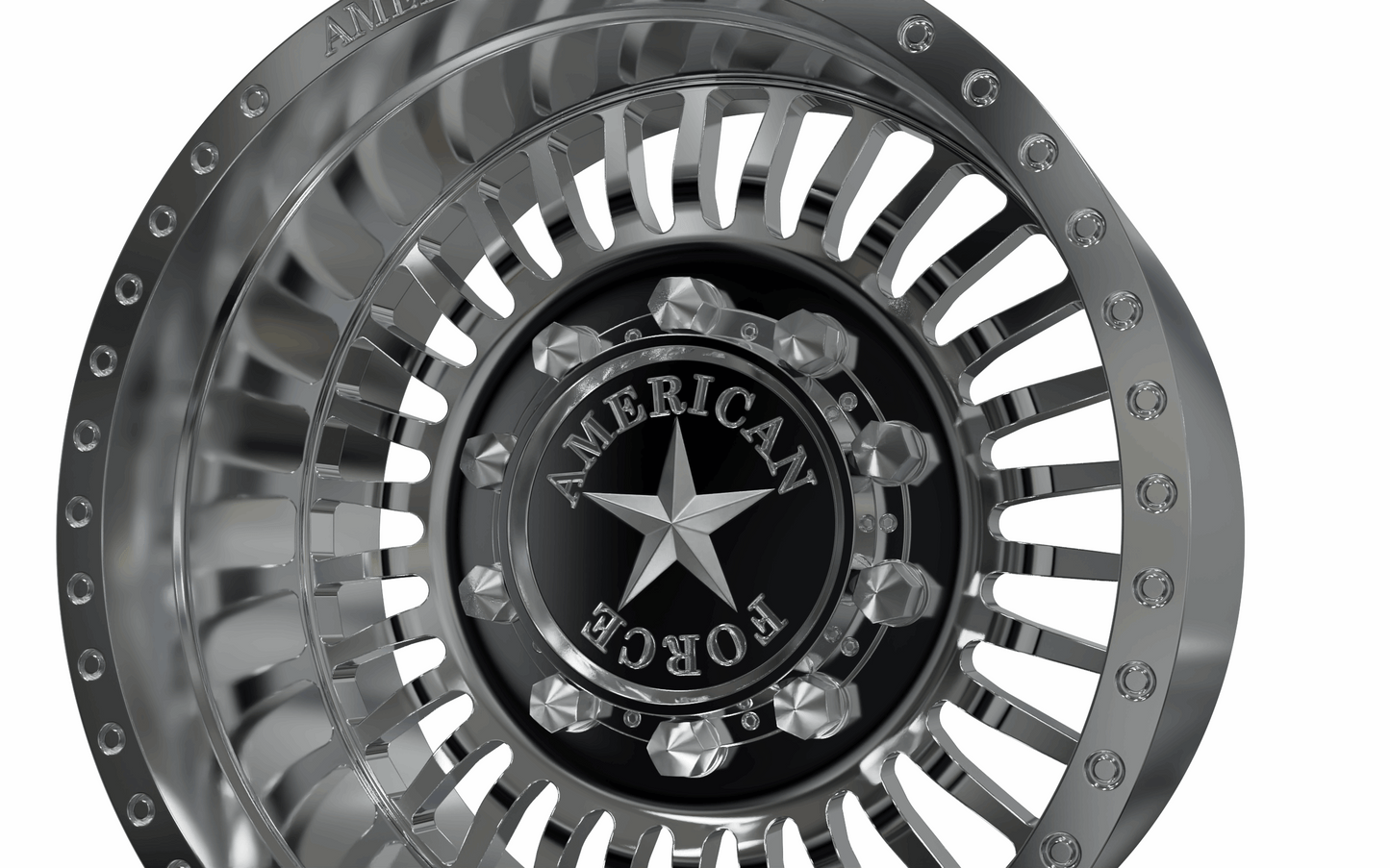 STL FILE REAR AMERICAN FORCE N11 LEGION DRW WHEEL 3D MODEL - ARTISTIT