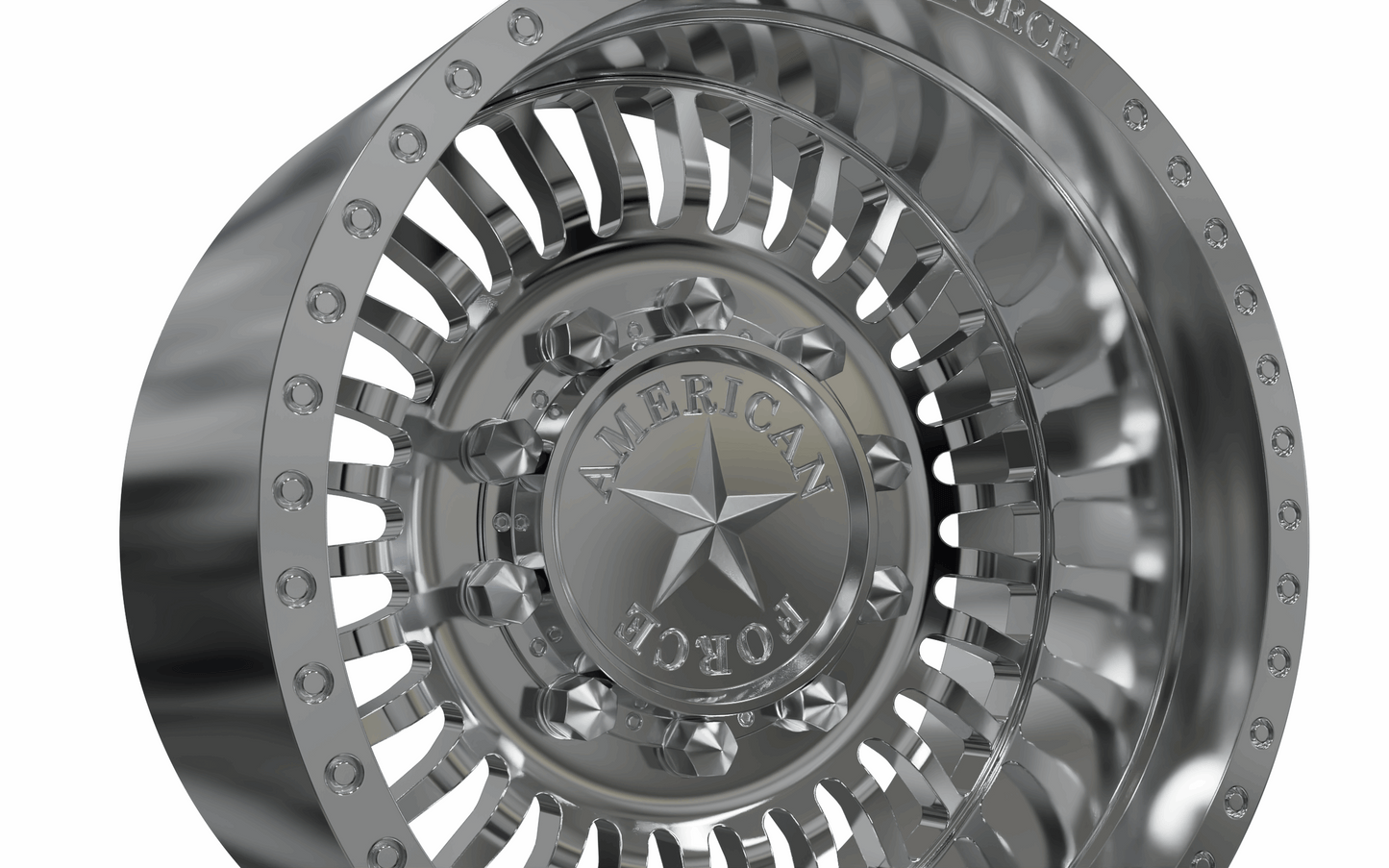 STL FILE REAR AMERICAN FORCE N11 LEGION DRW WHEEL 3D MODEL - ARTISTIT