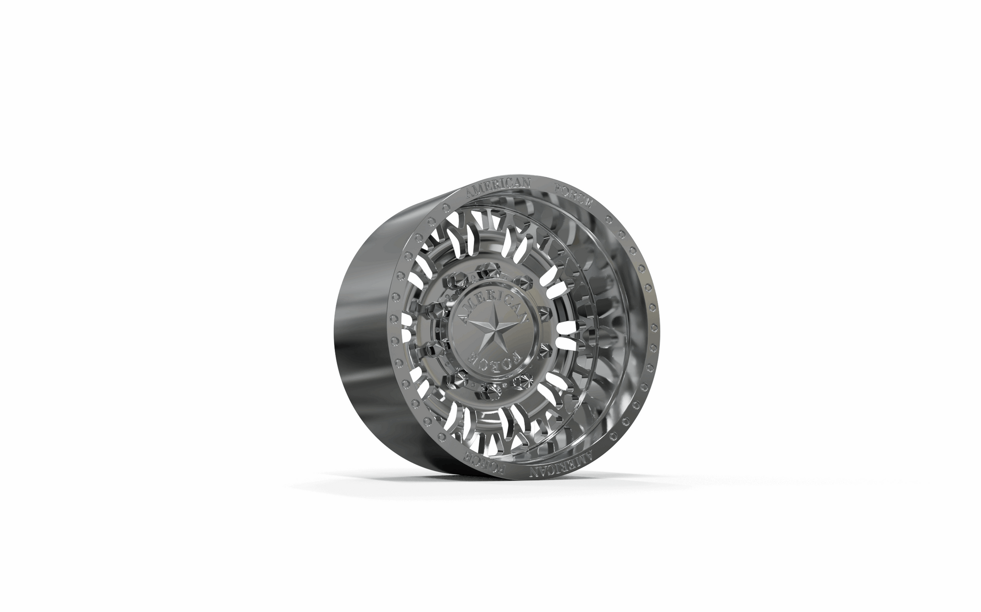 STL FILE REAR AMERICAN FORCE N16 SHOVE DRW WHEEL 3D MODEL - ARTISTIT