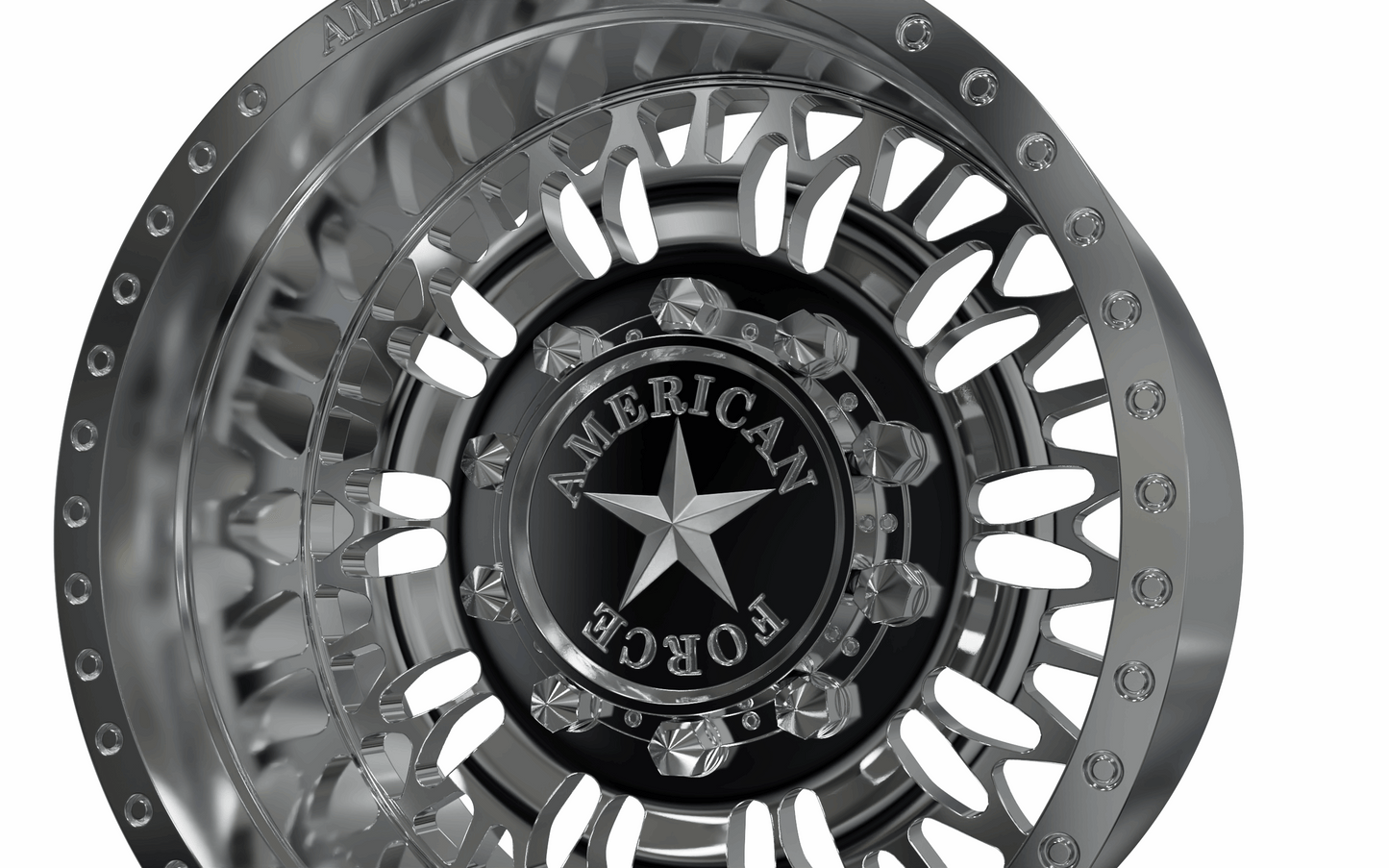 STL FILE REAR AMERICAN FORCE N16 SHOVE DRW WHEEL 3D MODEL - ARTISTIT