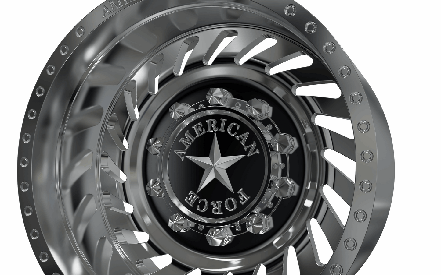 STL FILE REAR AMERICAN FORCE N17 VADER DRW WHEEL 3D MODEL - ARTISTIT