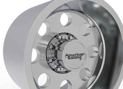 STL FILE AMERICAN RACING REAR BAJA DUALLY WHEEL 3D MODEL - ARTISTIT