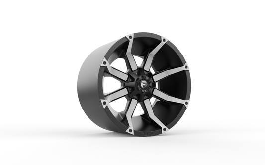 FUEL OFF-ROAD REAR COUPLER WHEEL 3D PRINT MODEL