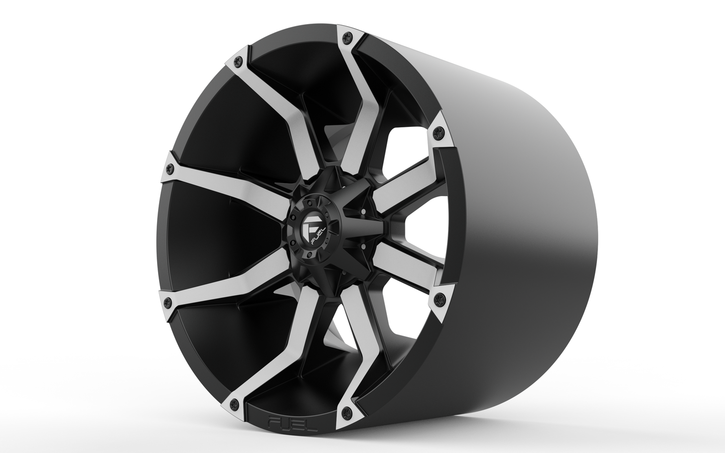 FUEL OFF-ROAD REAR COUPLER WHEEL 3D PRINT MODEL