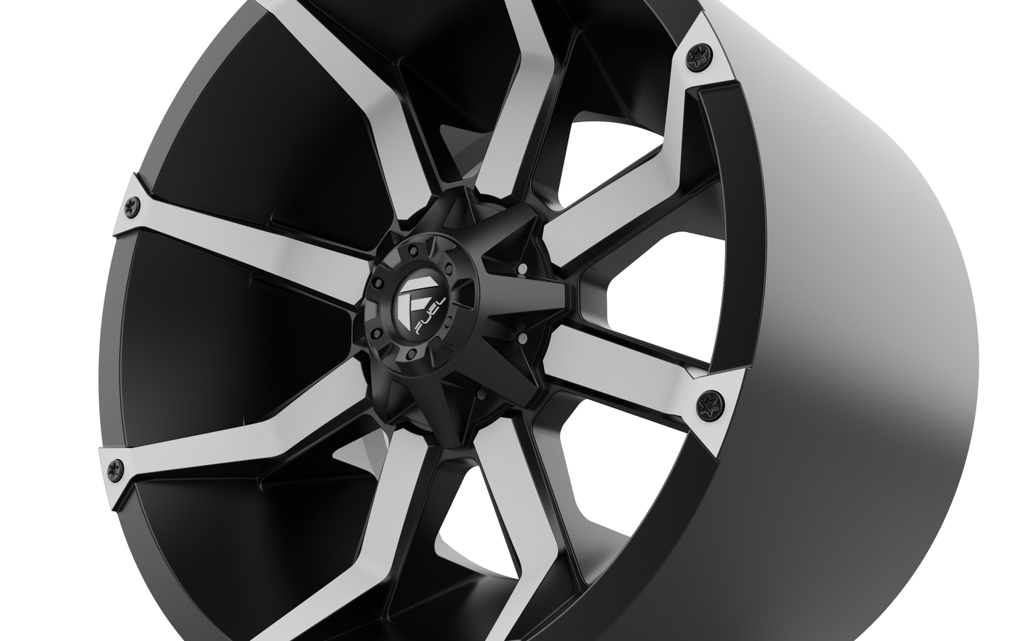 FUEL OFF-ROAD REAR COUPLER WHEEL 3D PRINT MODEL