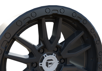 FUEL OFF-ROAD REBEL WHEEL 3D PRINT MODEL