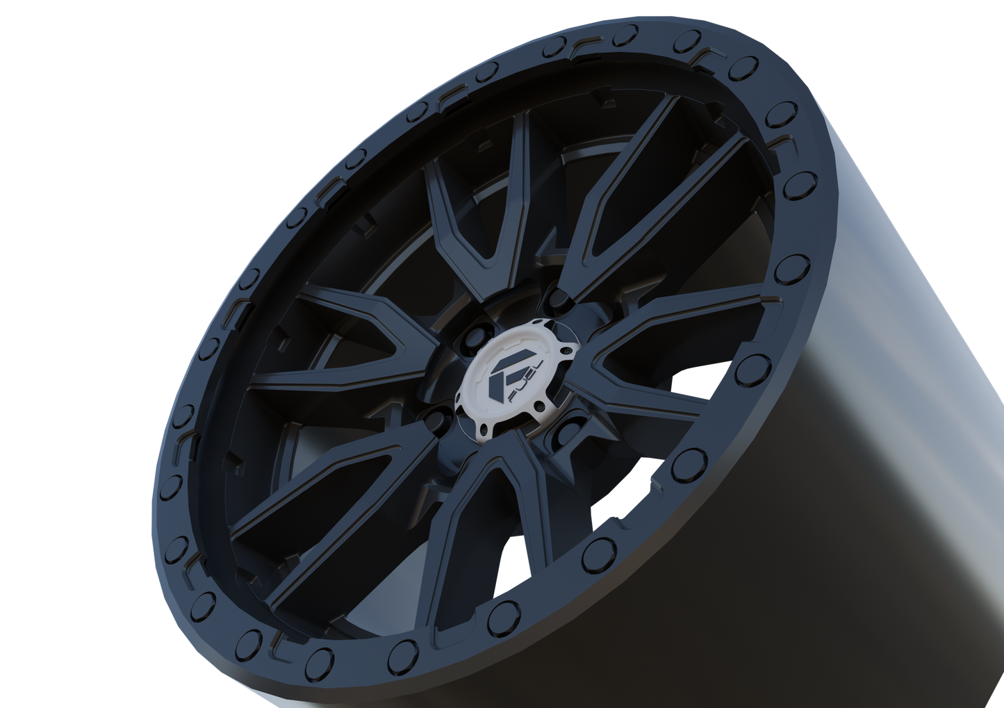 FUEL OFF-ROAD REBEL WHEEL 3D PRINT MODEL