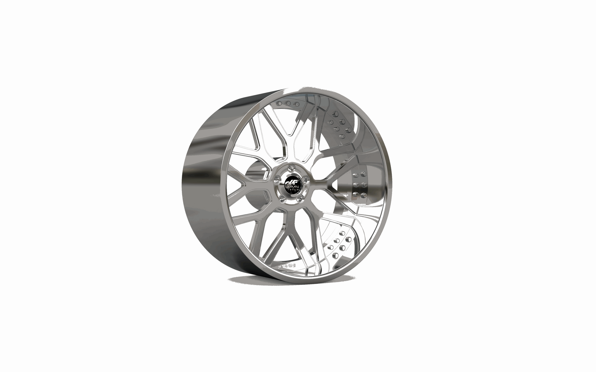 STL FILE AMANI FORGED ALLORA ORIGINAL FORGED WHEEL 3D MODEL - ARTISTIT