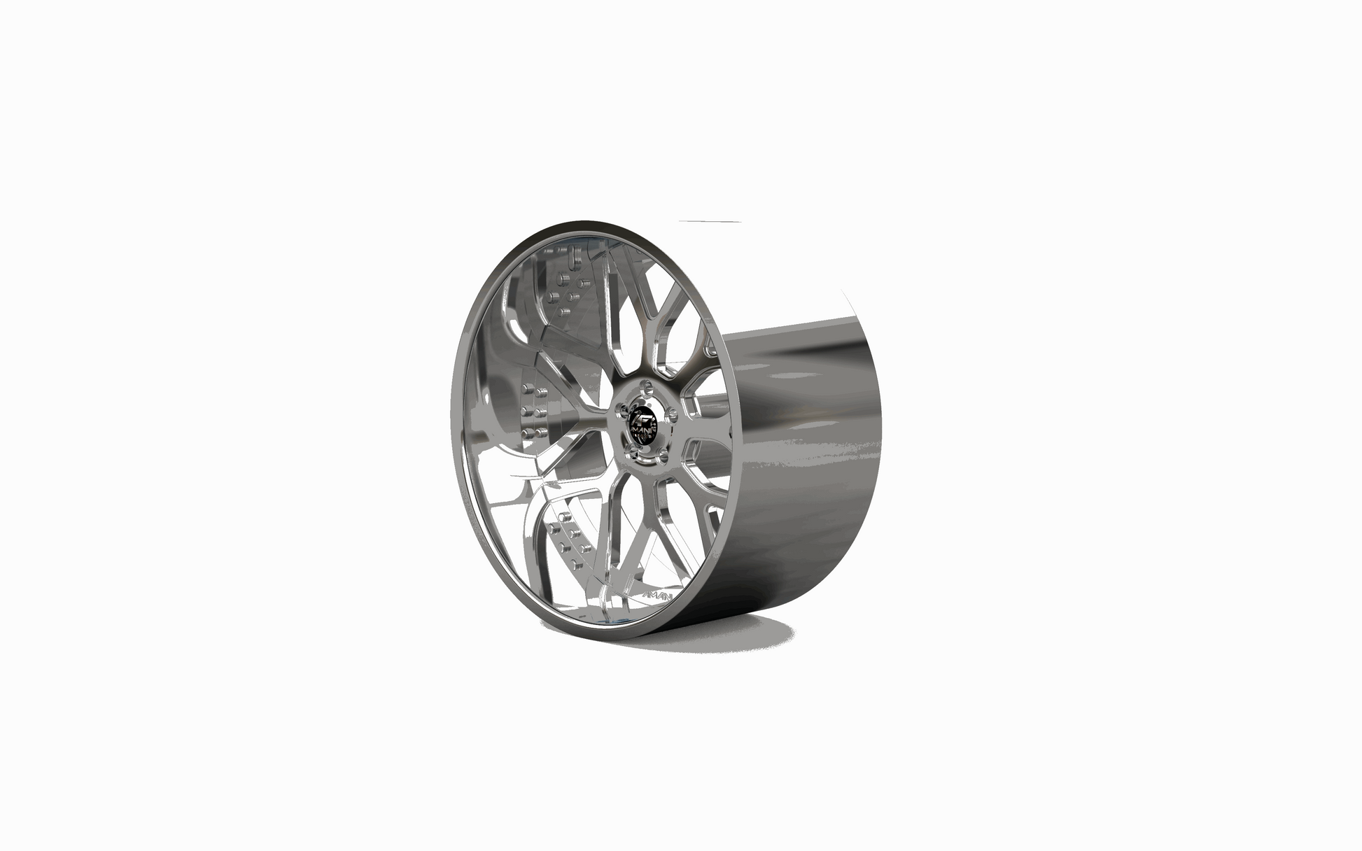 STL FILE AMANI FORGED ALLORA ORIGINAL FORGED WHEEL 3D MODEL - ARTISTIT