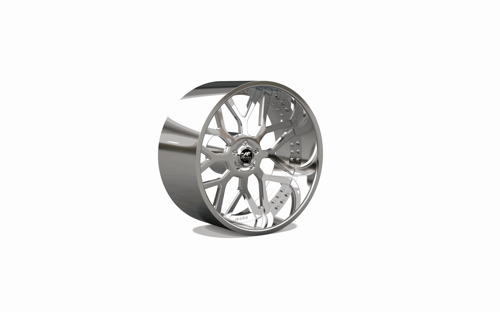 STL FILE AMANI FORGED ALLORA ORIGINAL FORGED WHEEL 3D MODEL - ARTISTIT