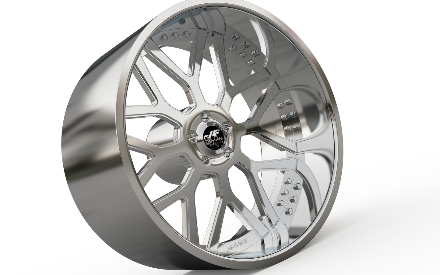 AMANI FORGED ALLORA ORIGINAL FORGED WHEEL 3D MODEL