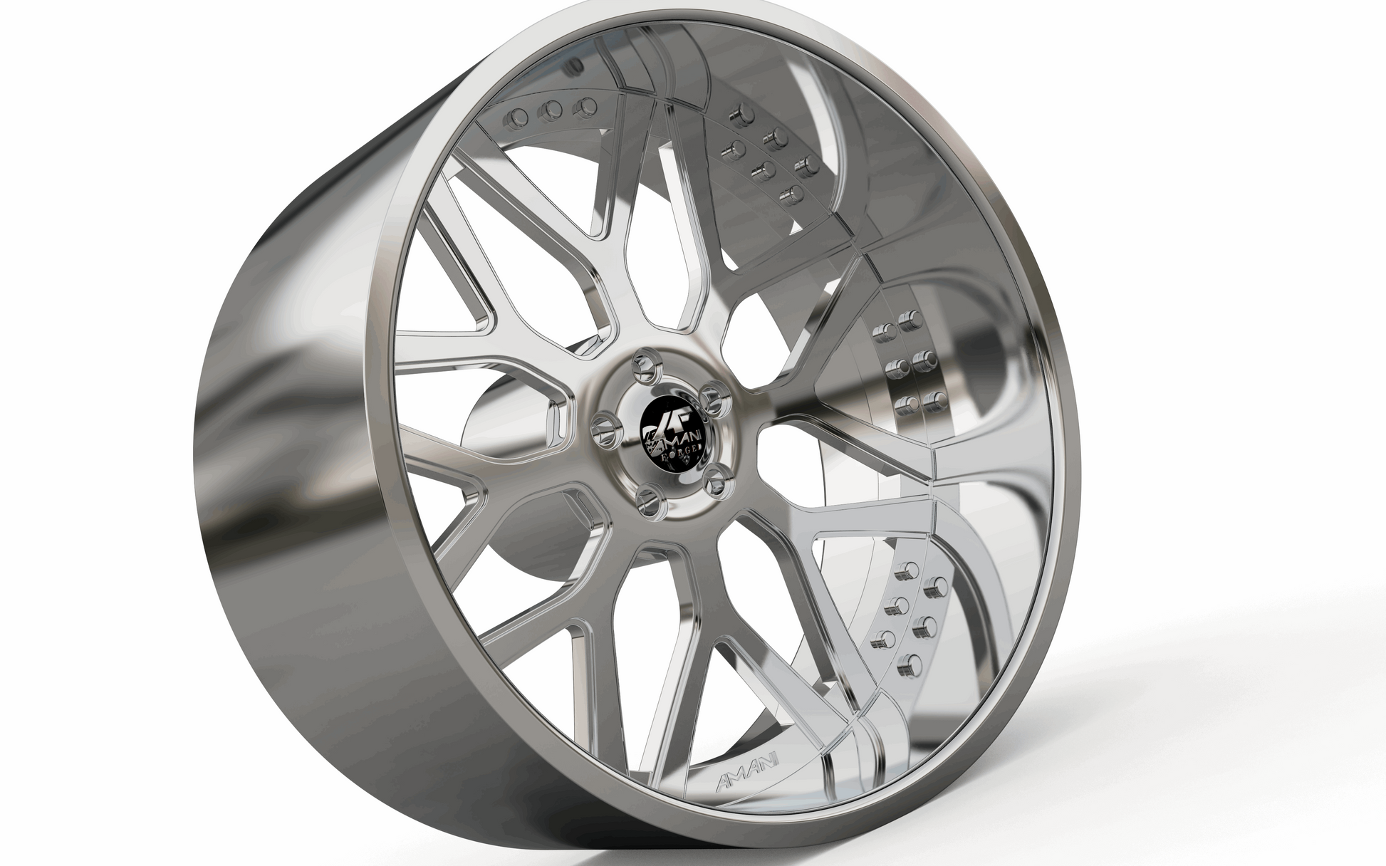 STL FILE AMANI FORGED ALLORA ORIGINAL FORGED WHEEL 3D MODEL - ARTISTIT