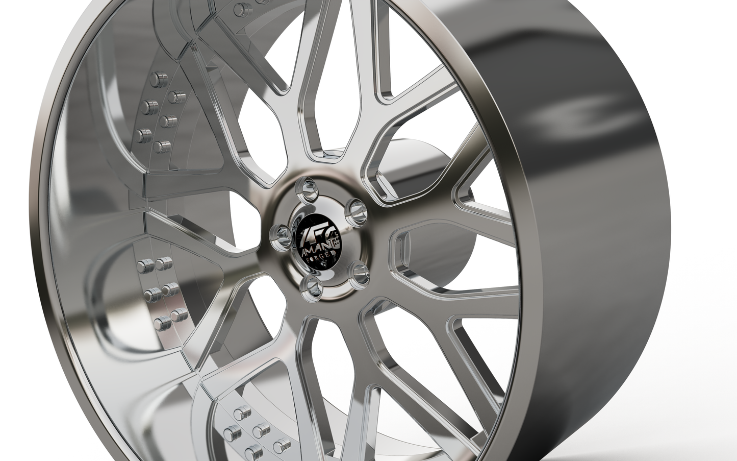 AMANI FORGED ALLORA ORIGINAL FORGED WHEEL 3D MODEL
