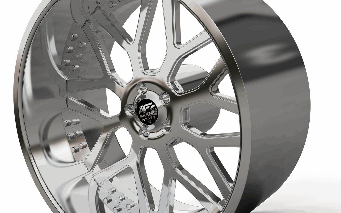 STL FILE AMANI FORGED ALLORA ORIGINAL FORGED WHEEL 3D MODEL - ARTISTIT