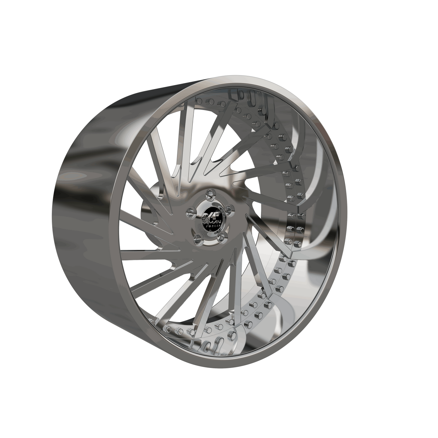 STL FILE AMANI FORGED ALDO ORIGINAL FORGED WHEEL 3D MODEL - ARTISTIT