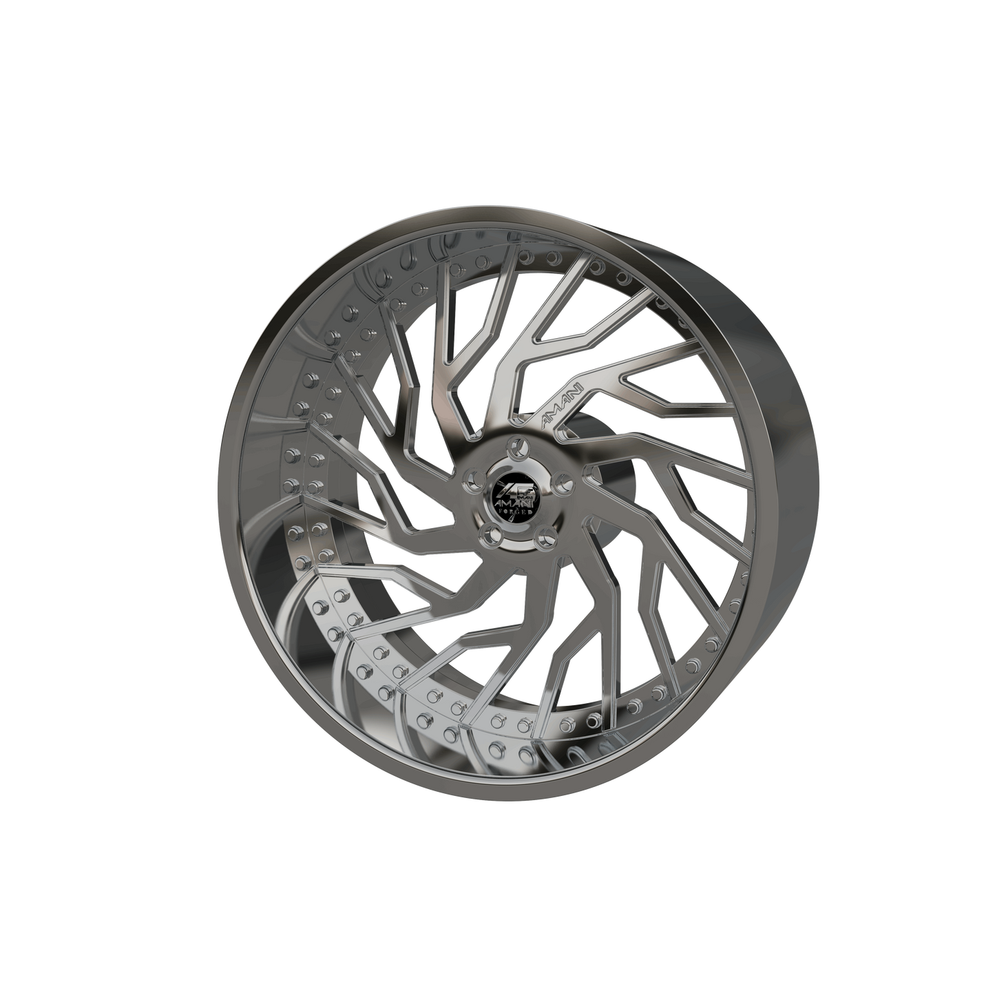 STL FILE AMANI FORGED Arlo ORIGINAL FORGED WHEEL 3D MODEL - ARTISTIT