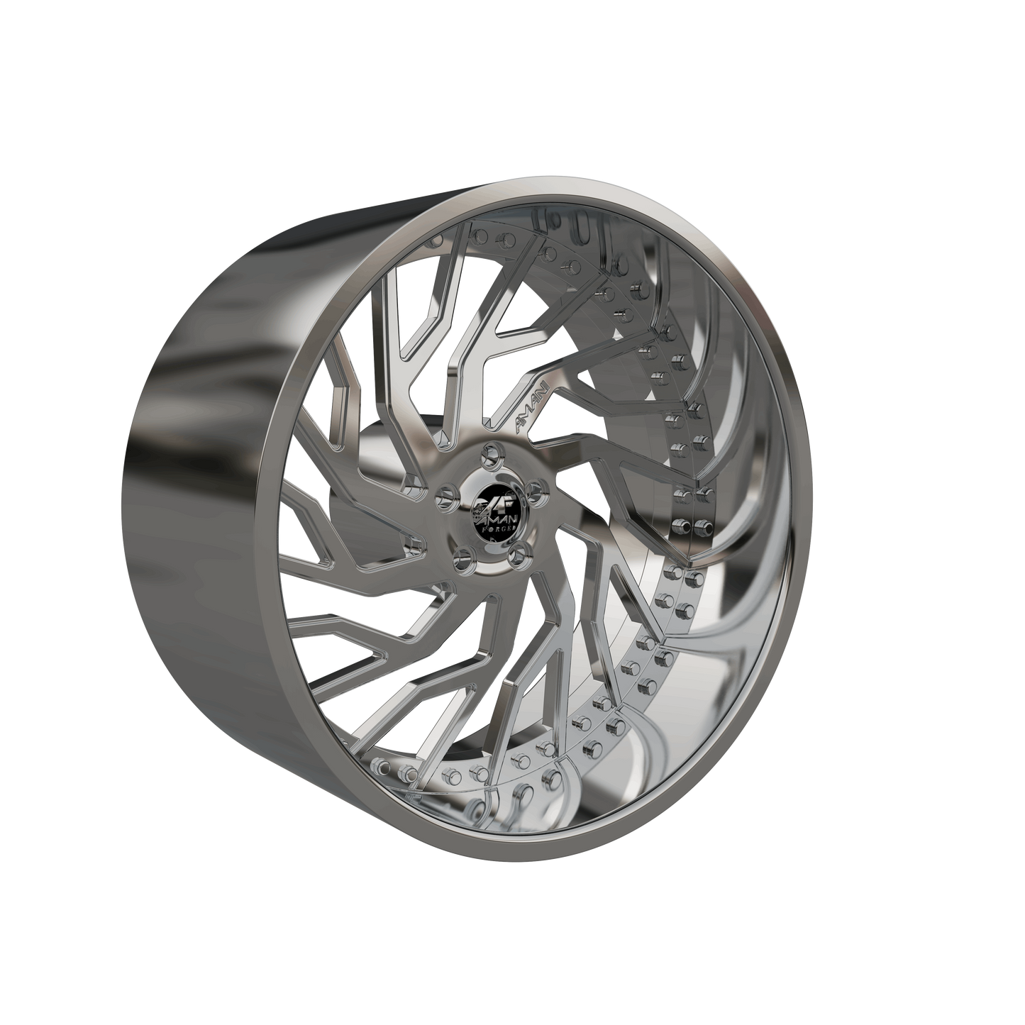 STL FILE AMANI FORGED Arlo ORIGINAL FORGED WHEEL 3D MODEL - ARTISTIT