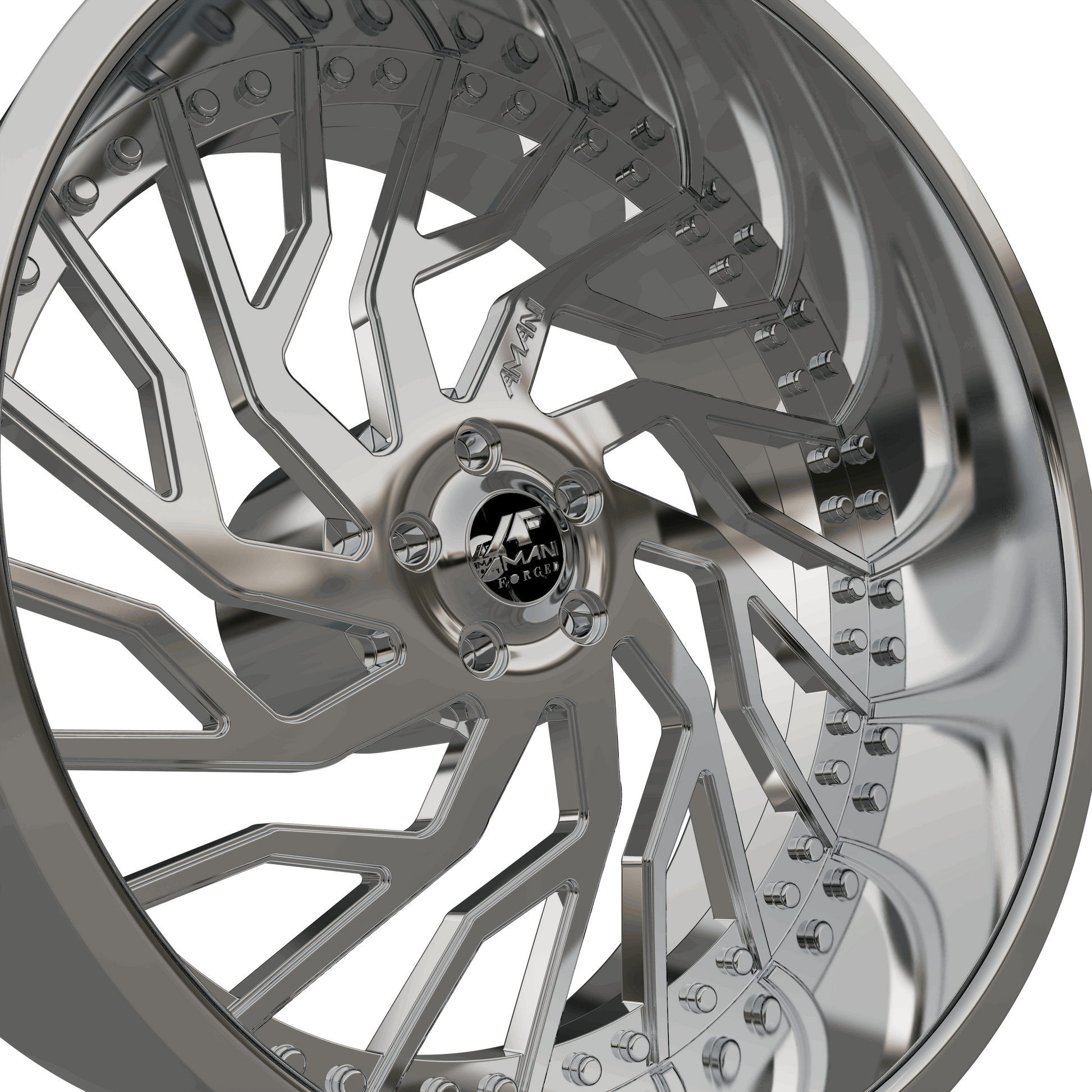 STL FILE AMANI FORGED Arlo ORIGINAL FORGED WHEEL 3D MODEL - ARTISTIT