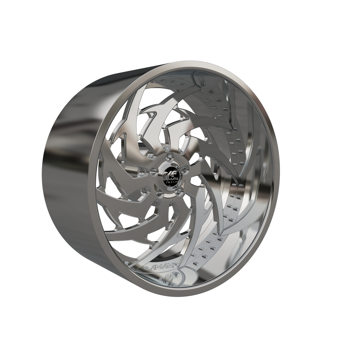 AMANI FORGED CAPISCO ORIGINAL FORGED WHEEL 3D MODEL