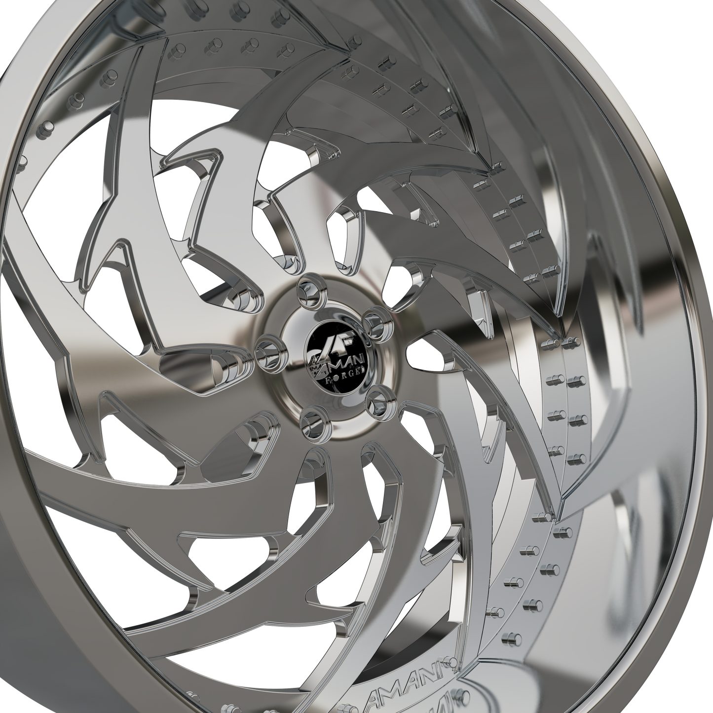 AMANI FORGED CAPISCO ORIGINAL FORGED WHEEL 3D MODEL