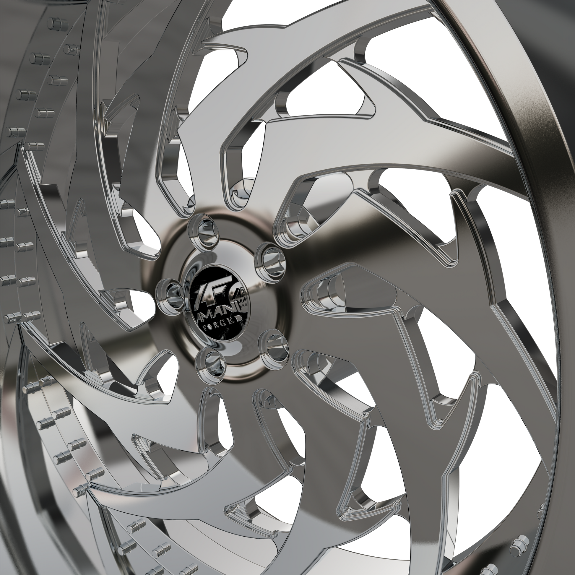 STL FILE AMANI FORGED CAPISCO ORIGINAL FORGED WHEEL 3D MODEL - ARTISTIT