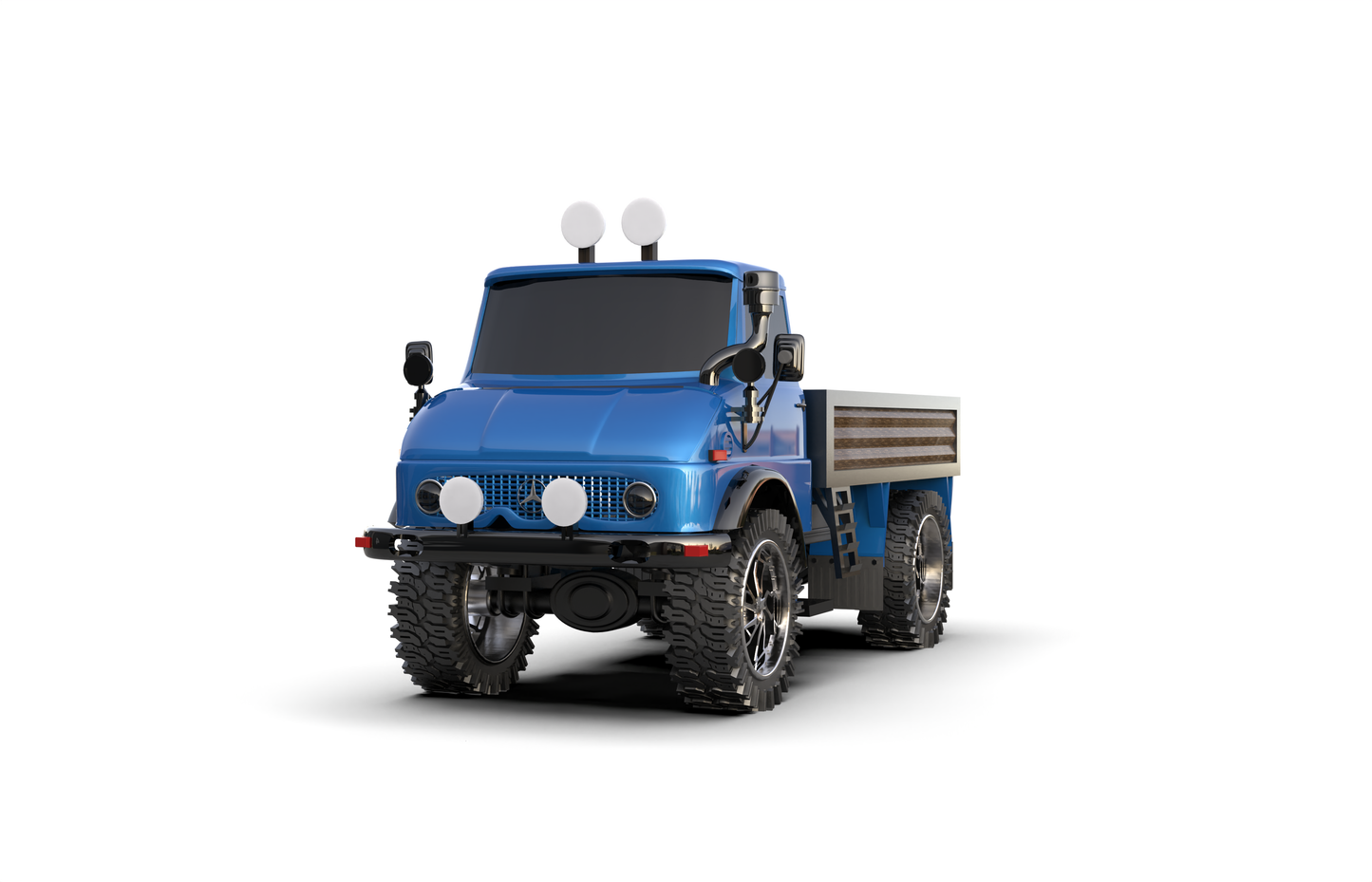 STL FILE MERCEDS BENZ UNIMOG 416 -1979 TRUCK - ARTISTIT