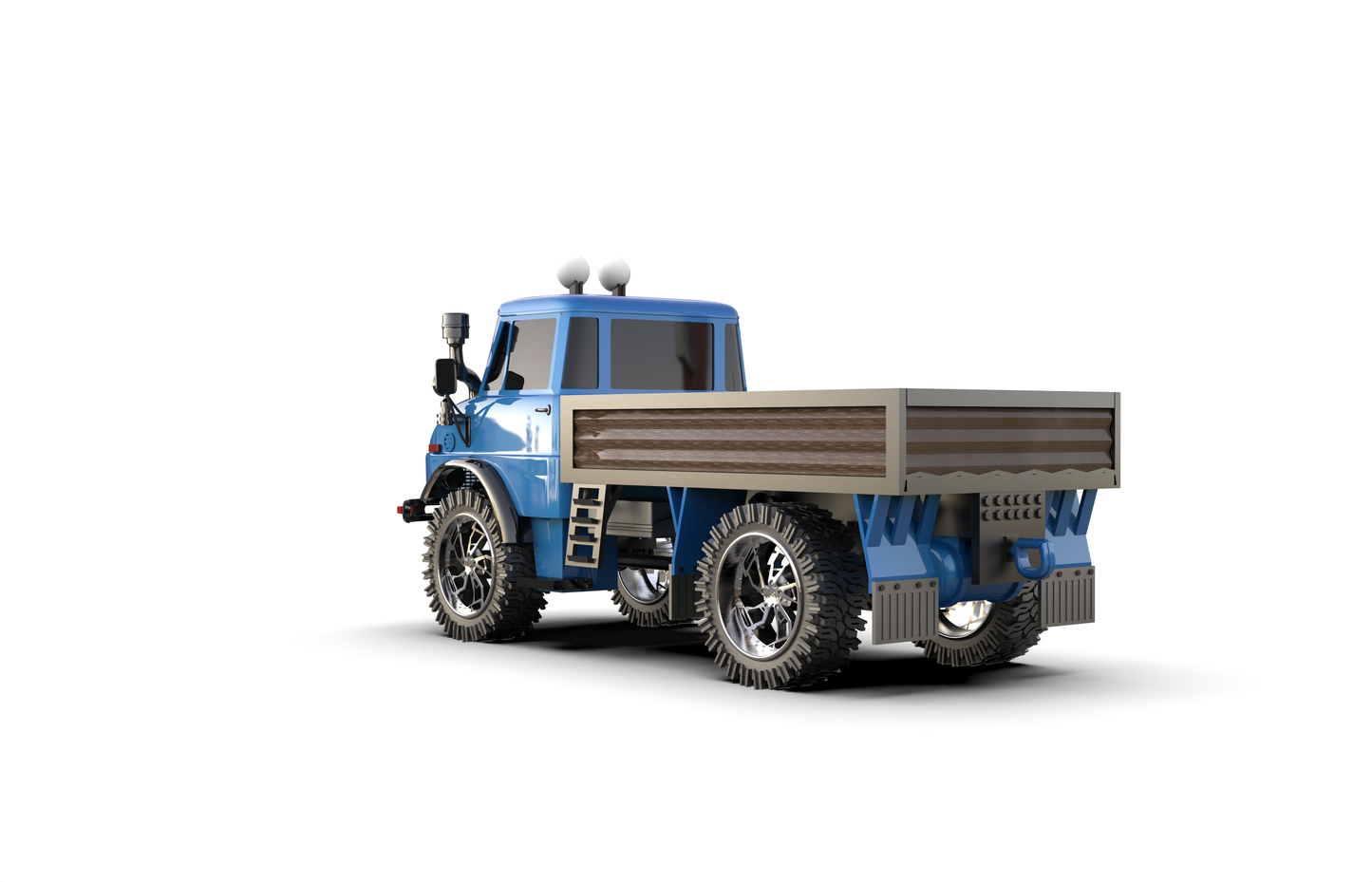 STL FILE MERCEDS BENZ UNIMOG 416 -1979 TRUCK - ARTISTIT