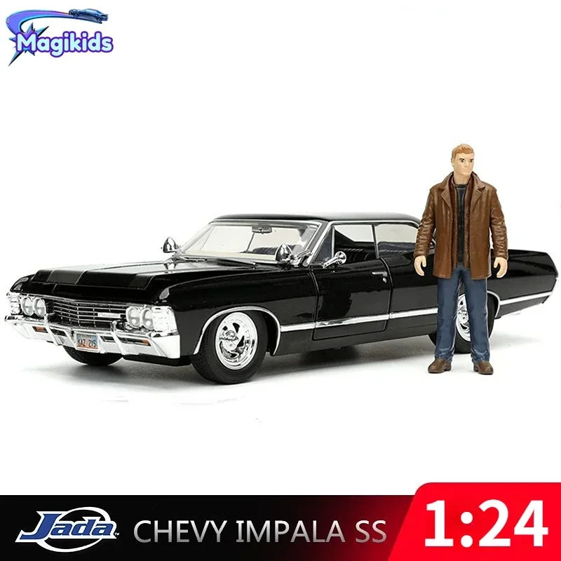 1:24 Scale 1967 Chevrolet Impala SS Sport Sedan - Highly Detailed Diecast Metal Alloy Model, Perfect CHEVY Toy for Kids, Ideal for Gifts and Collectors!