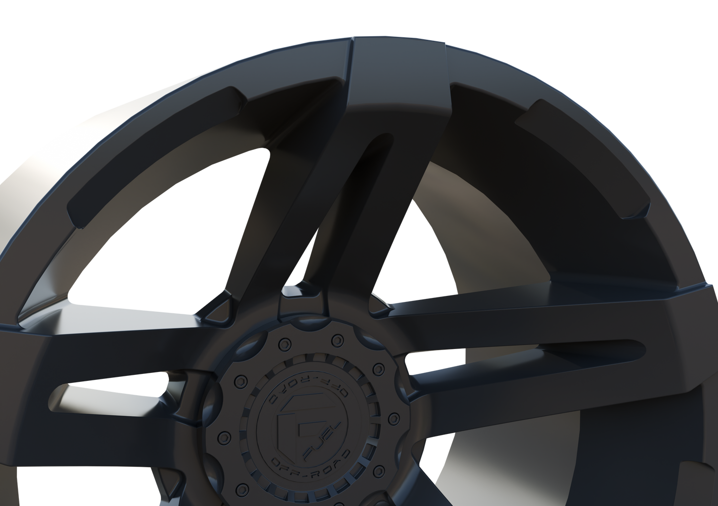 FUEL OFF-ROAD SFJ WHEEL 3D PRINT MODEL