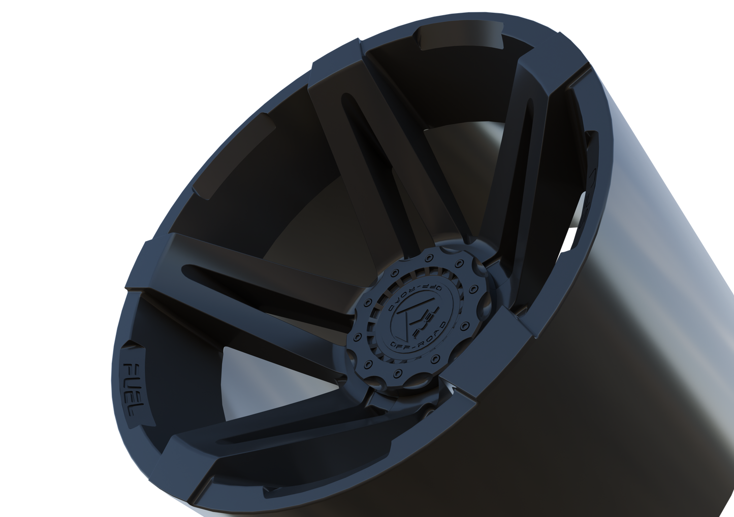 FUEL OFF-ROAD SFJ WHEEL 3D PRINT MODEL