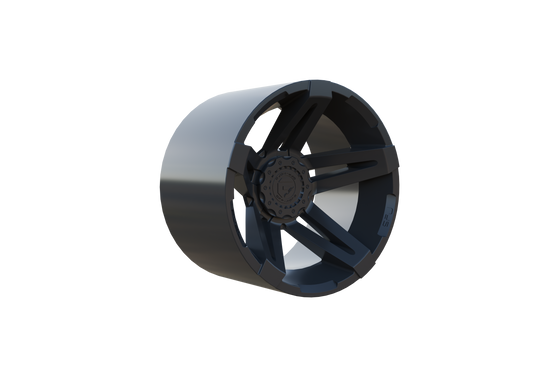 STL FILE FUEL OFF-ROAD SFJ WHEEL 3D PRINT MODEL - ARTISTIT
