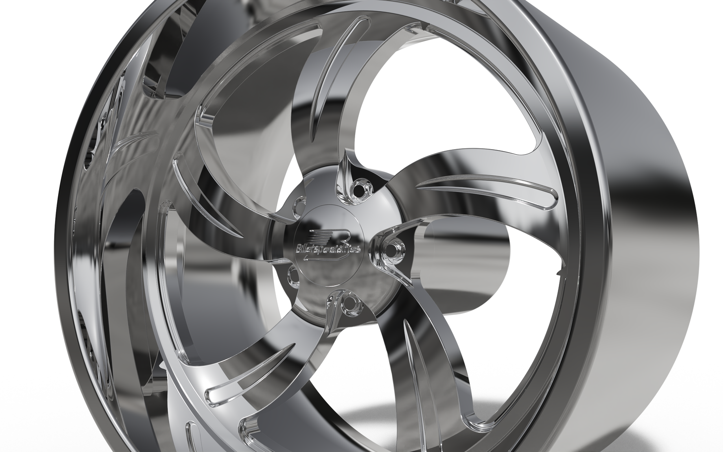 STL FILE BILLET SPECIALTIES SLG02 wheel 3D MODEL - ARTISTIT