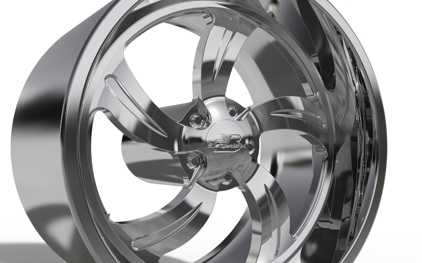 STL FILE BILLET SPECIALTIES SLG02 wheel 3D MODEL - ARTISTIT