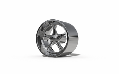 STL FILE BILLET SPECIALTIES SLG20 - HOLLOWPOINT wheel 3D MODEL - ARTISTIT