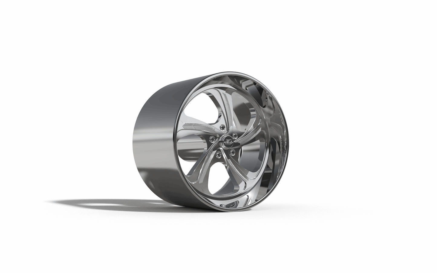 STL FILE BILLET SPECIALTIES SLG25 - DIAMONDBACK wheel 3D MODEL - ARTISTIT