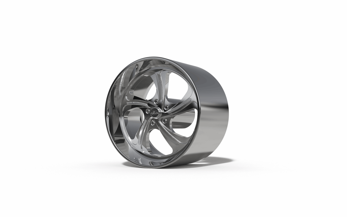 STL FILE BILLET SPECIALTIES SLG25 - DIAMONDBACK wheel 3D MODEL - ARTISTIT