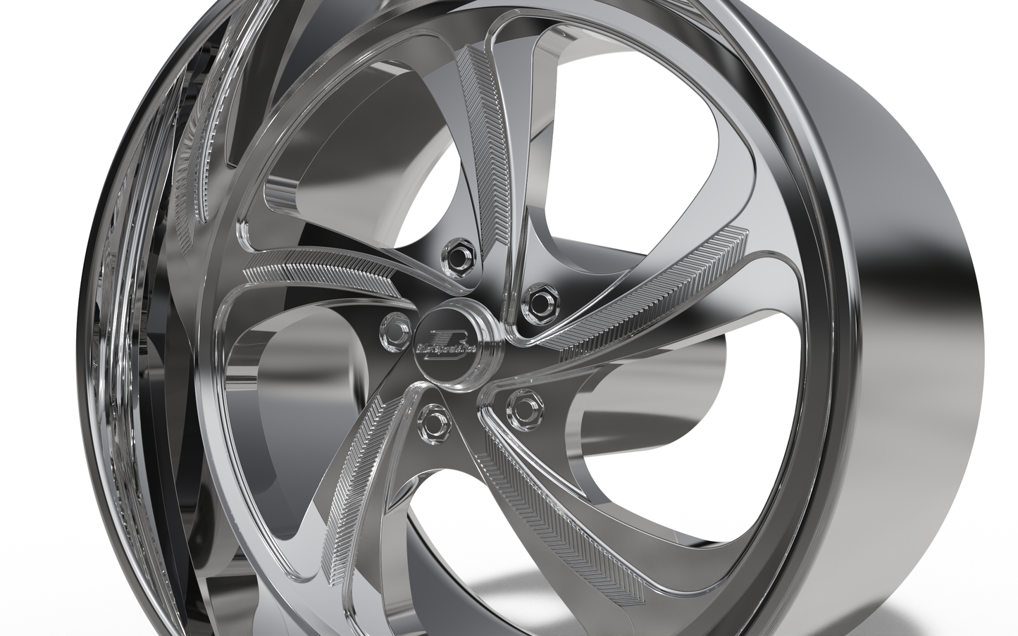 BILLET SPECIALTIES SLG25 - DIAMONDBACK wheel 3D MODEL