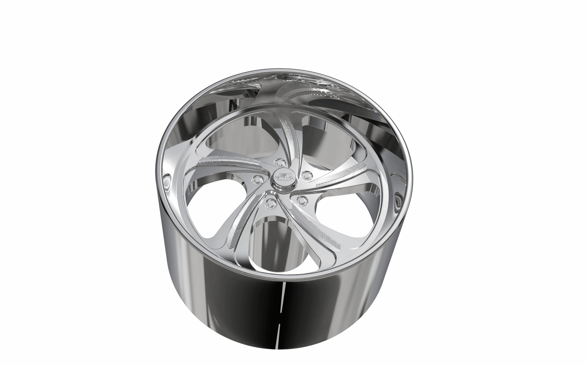 STL FILE BILLET SPECIALTIES SLG25 - DIAMONDBACK wheel 3D MODEL - ARTISTIT