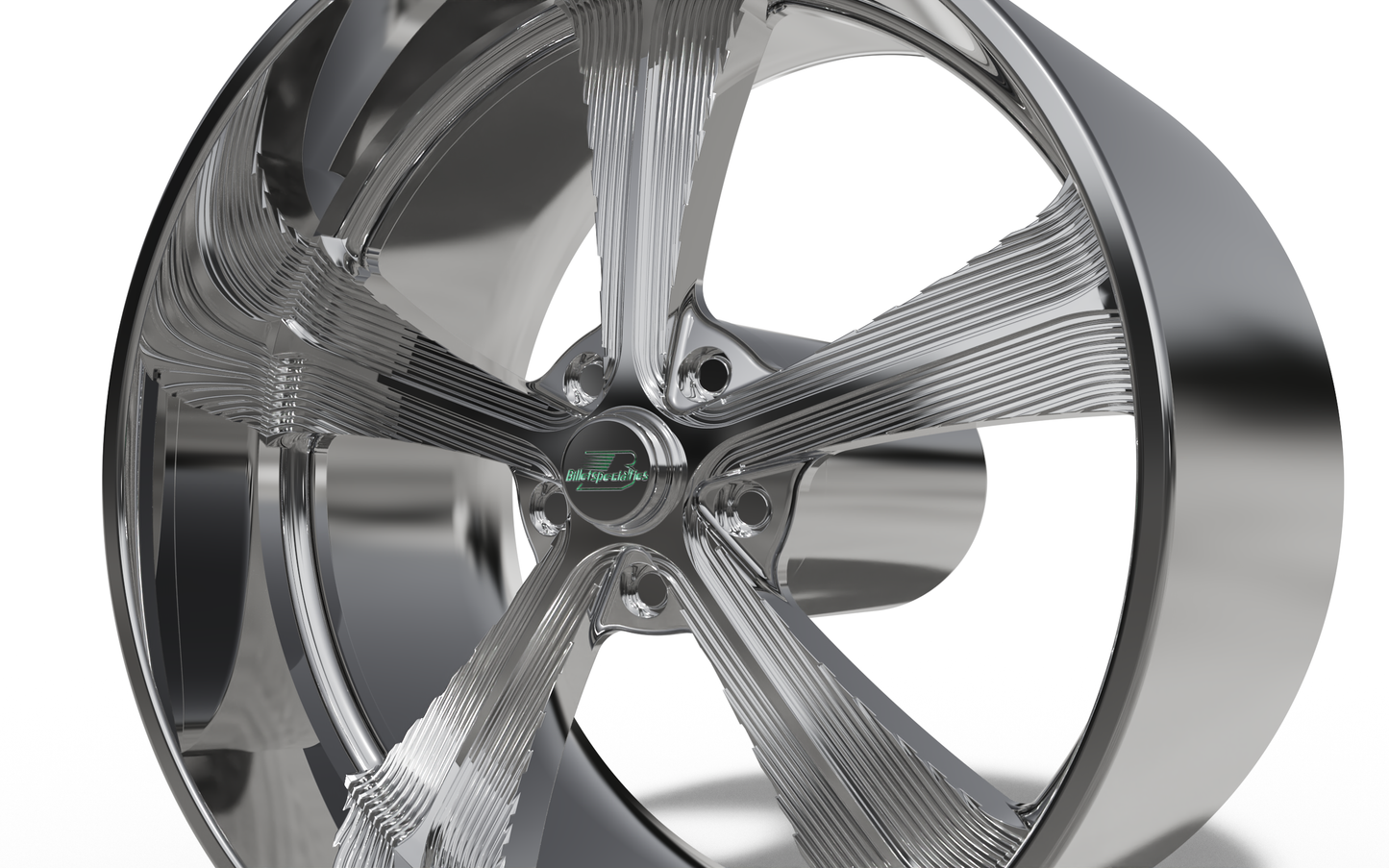 BILLET SPECIALTIES SLG53 - TALLADEGA wheel 3D MODEL