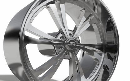 STL FILE BILLET SPECIALTIES SLG56 - SWEEP 6 wheel 3D MODEL - ARTISTIT