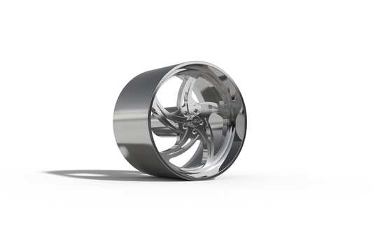 BILLET SPECIALTIES SLG85 - HURRICANE wheel 3D MODEL