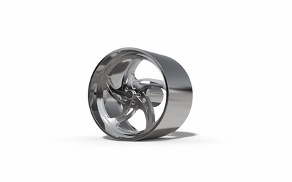 STL FILE BILLET SPECIALTIES SLG85 - HURRICANE wheel 3D MODEL - ARTISTIT