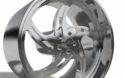 STL FILE BILLET SPECIALTIES SLG85 - HURRICANE wheel 3D MODEL - ARTISTIT