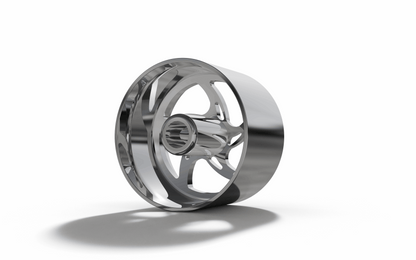 STL FILE BILLET SPECIALTIES SLG85 - HURRICANE wheel 3D MODEL - ARTISTIT