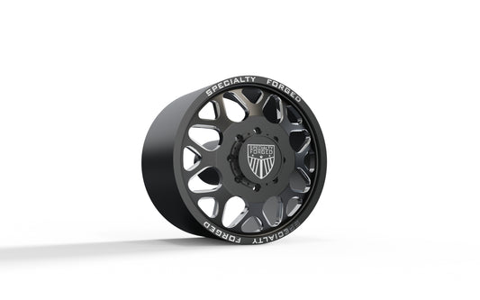 STL FILE FRONT SPECIALITY FORGED D009 DUALLY WHEEL 3D MODEL - ARTISTIT