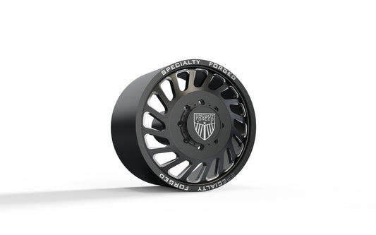 STL FILE FRONT SPECIALITY FORGED D017 DUALLY WHEEL 3D MODEL - ARTISTIT