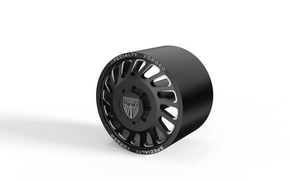 STL FILE FRONT SPECIALITY FORGED D017 DUALLY WHEEL 3D MODEL - ARTISTIT