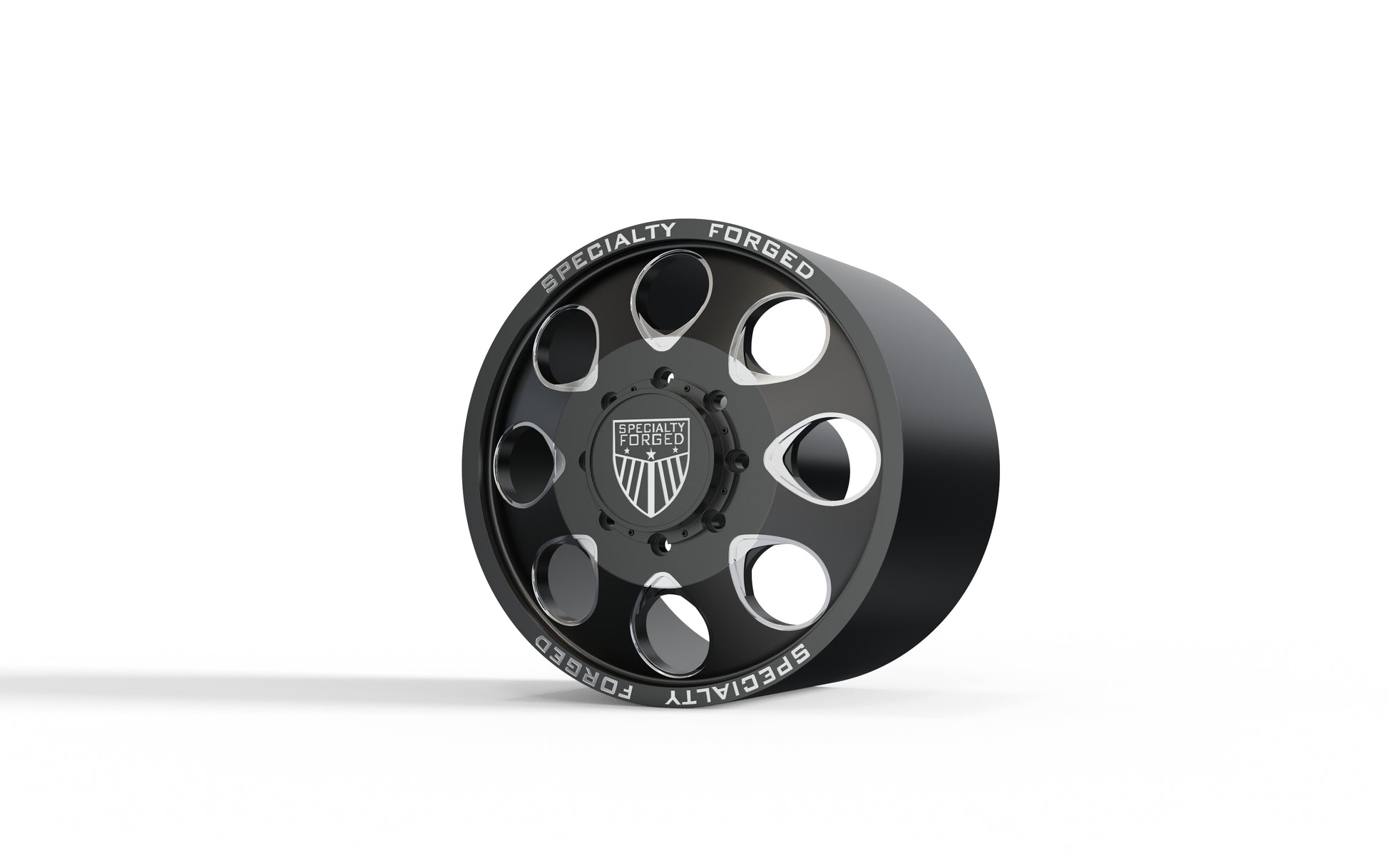 STL FILE FRONT SPECIALITY FORGED D018 DUALLY WHEEL 3D MODEL - ARTISTIT