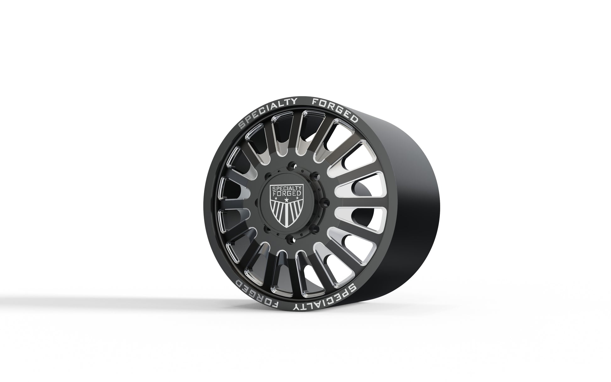 STL FILE FRONT SPECIALITY FORGED D019 DUALLY WHEEL 3D MODEL - ARTISTIT